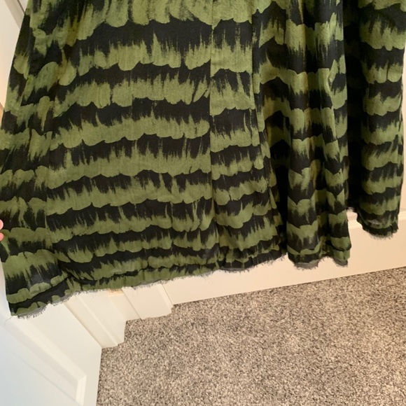 L.A.M.B. Smocked Double Strap Silk Dress Sz 10 EUC - Picture 6 of 9